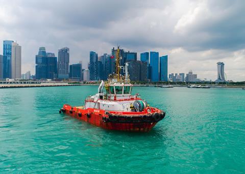 Harbour tugboat <i>Maju 510</i> (Image courtesy of ABB)