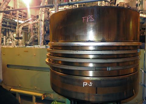 A Wärtsilä piston on Navigo MCL Ultra at end of the trial period