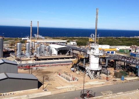 Ecoslops’s first unit is at Sinès, Portugal’s largest commercial port
