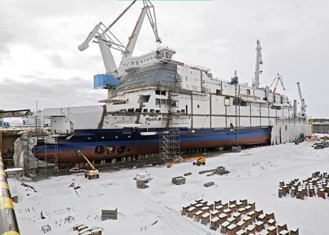 Launch of ro-pax ‘Spirit of France’ at Rauma