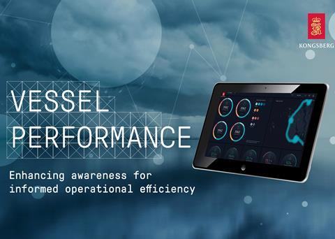Kongsberg has released a new application to help owners improve performance Credit: Kongsberg