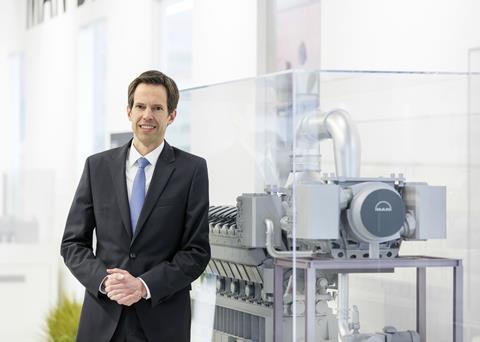 Dr. Gunnar Stiesch, Senior Vice President, Head of Engineering Engines at MAN (credit: MAN Energy Solutions)