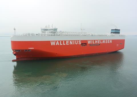 The Theben' and the 'Themis', are the fourth and fifth vessels being operated by Wallenius Wilhelmsen to have Wärtsilä EGC systems installed