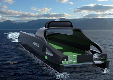 Light-duty offshore utility vessel 'Hrönn', the world's first unmanned offshore vessel, will be built and designed in Norway