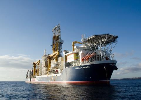 The 228m drillship <i>Stena Carron</i>