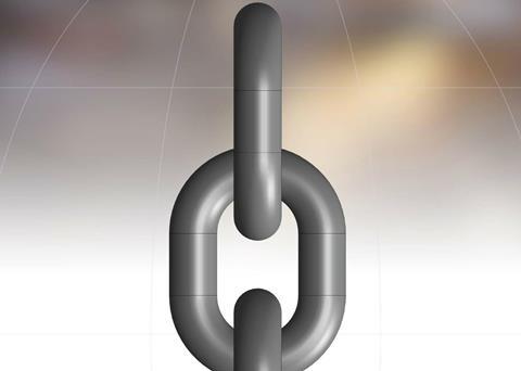 William Hackett identified its heat-treated Grade 8 master link (pictured) as a potential solution to the challenges posed by HE to higher grades of steel (credit: William Hackett)