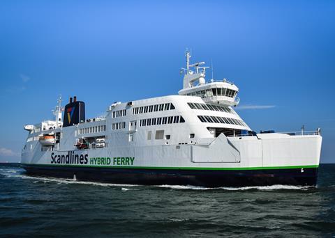 Scandlines' 'Prinsesse Benedikte' employs a hybrid propulsion system that incorporates a MAN Diesel & Turbo 32/44CR engine