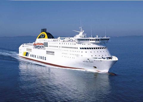 The ENGIMMONIA project will test solutions onboard an oil tanker, a container vessel and a passenger ferry (Image courtesy of ANEK Line)