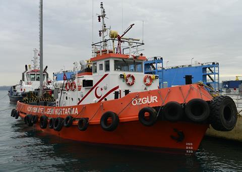 The ‘OZGUR’ has been restored at Sanmar Shipyards Altinova Photo: Sanmar Shipyards