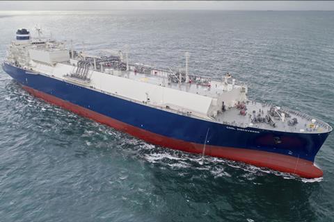 Thenamaris LNG Inc has concluded an Optimised Maintenance Agreement with Wärtsilä covering <i>Cool Discoverer</i> (pictured) and <i>Cool Racer</i> (Copyright: Thenamaris LNG)