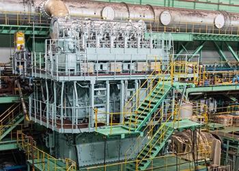 The first UEC50LSH-Eco-C2-EGR engine is destined for a wood chip carrier under construction at the Onomichi Dockyard Co., Ltd. (Credit: Japan Engine Corporation)