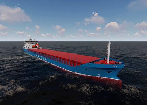 Westcon Power & Automation has selected Corvus Energy to supply the battery for the hybrid coastal bulk carrier being built in China for Arriva Shipping Photo: Arriva Shipping