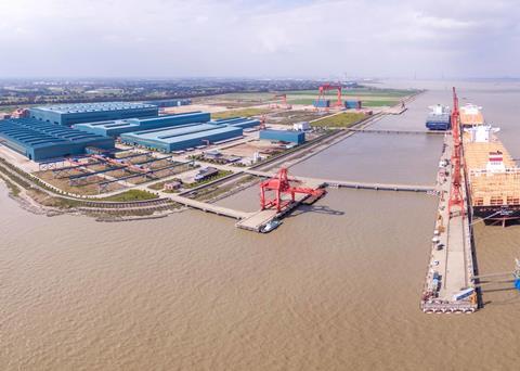 Yangzijiang Shipbuilding announced a $1.15 billion order for 2+8 14,000 TEU containerships on 16 March. (Photo courtesy of MES Shipbuilding)