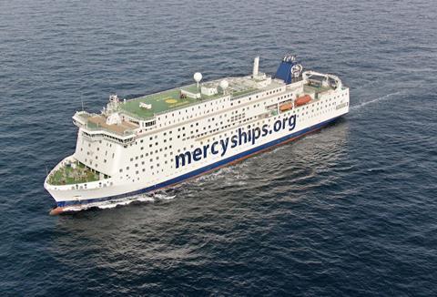 World’s largest non-military hospital ship, the Chinese-built Global Mercy