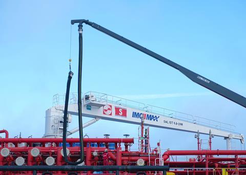 The ‘Stena Immortal’ taking on biofuel Photo: Stena Bulk