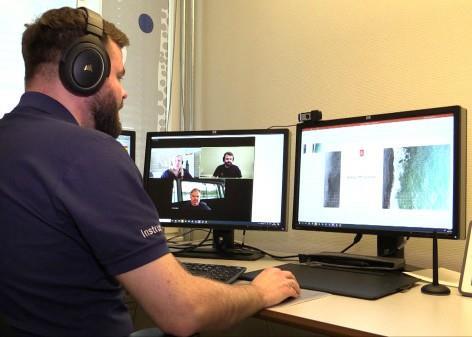 Kongsberg Maritime instructors will conduct courses in real time in virtual classrooms Photo: Kongsberg Maritime