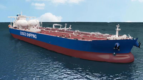 The first dual-fuel VLCC will feature 2 x 3500cbm Type C tanks. (Copyright: DSIC)