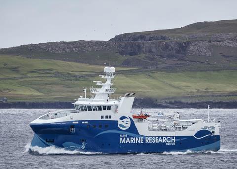 Bureau Veritas has awarded classification to the Faroese built research vessel <i>Jákup Sverri</i> (Credit: Bureau Veritas)