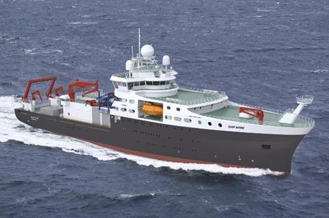 Artist’s impression of NERC’s new research vessel (Courtesy: Skipsteknisk AS)