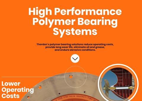 Thordon Bearings' new website