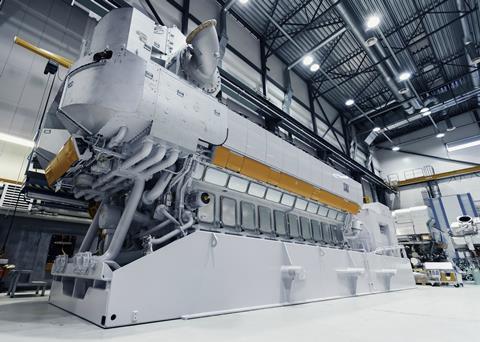 The Wärtsilä 31DF engine upgrade will increase its power output and lower the level of greenhouse gas emissions. (Copyright: Wärtsilä Corporation)