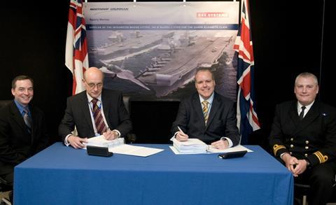 Signing the QE carrier navigation contract