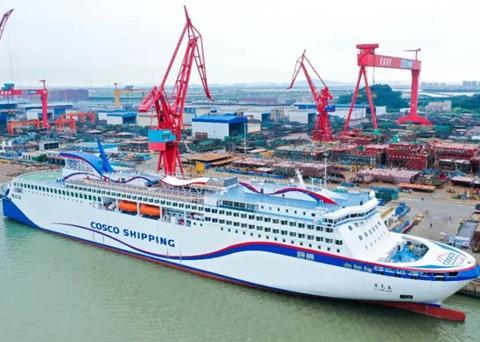 <i>Ji Long Dao</i> brings increased capacity, speed and comfort to the Bohai Strait crossing (credit: SDARI).