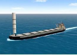 An illustration of ‘Wind Challenger’ Photo: Mitsui OSK Lines