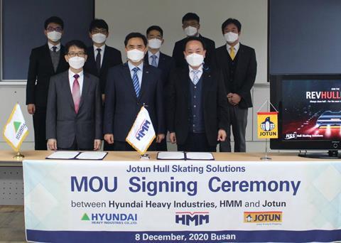 The MoU signing Photo: Jotun