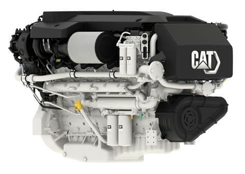 The Cat C32B Triple Turbo engine will be available to order in late 2021.