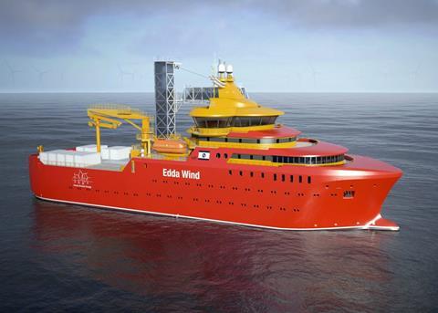 Østensjø Rederi has ordered two 'hydrogen-ready' newbuild CSOVs that are designed for future installation of hydrogen-based fuel cell technology. (Picture courtesy: Østensjø Rederi)