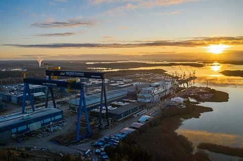 Meyer Turku is lowering output plans to one large cruise ship per year as part of measures to secure "a sustainable future for Finnish cruise ship building", ceo Jan Meyer said.
