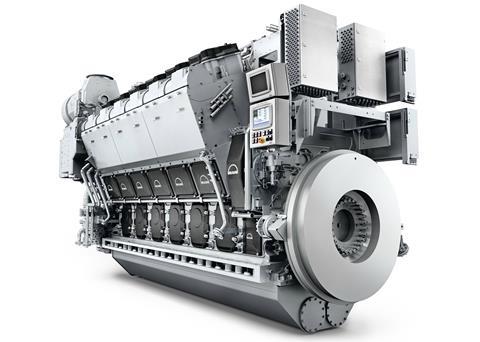 The 12V32/44CR engine Photo: MAN ES