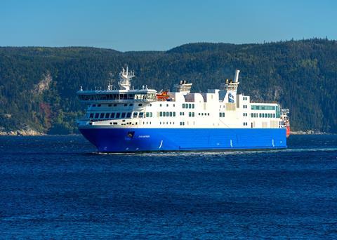 The <i>F.A. Gauthier</i> operates primarily on LNG fuel, and its Wärtsilä dual-fuel engines and other Wärtsilä equipment are covered by a customised Wärtsilä Optimised Maintenance Agreement. (© Societé des Traversiers du Quebec, STQ)