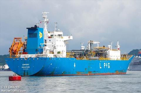 Petredec’s new series of ethylene carriers will be an optimised version of the Empery type.(Photo: MarineTraffic/Ye Chia-Wei).
