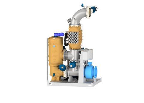 The new DESMI Ocean Guard BWMS enables ballast water to be discharged more quickly Photo: DESMI