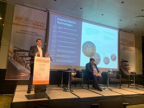 Nick Contopoulos of Anemoi told the conference that the wind probability matrix was a multiplier in the current external power matrix formula.