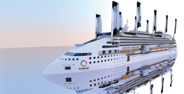 DNV GL and Peace Boat unveiled a cooperation to develop the environmentally friendly Ecoship cruise vessel